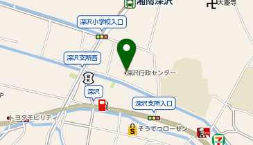 鎌倉市役所 深沢支所の地図画像