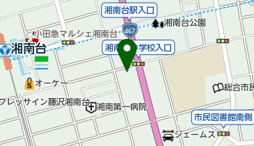 ダンススクールヒラタの地図画像