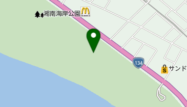 湘南なぎさテニススクールの地図画像