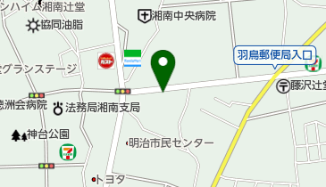 湘南なぎさ動物病院の地図画像