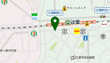 美容室ブライトの地図画像