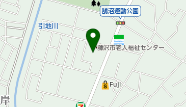 藤沢市役所 老人福祉センター 湘南なぎさ荘の地図画像