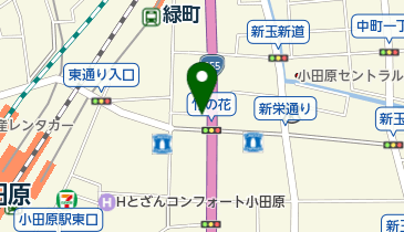 極真会館西湘支部小田原本部道場の地図画像