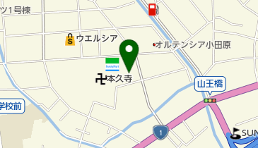 小田原大工職組合の地図画像