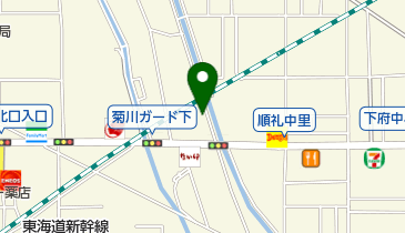 杉本自動車工場の地図画像