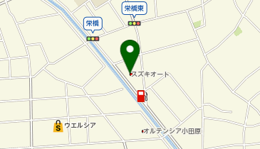 スズキアリーナ小田原中央の地図画像