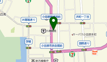 三菱UFJモルガン・スタンレー証券株式会社小田原支店の地図画像