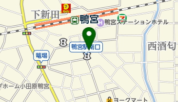 小田原第一信用組合 鴨宮支店の地図画像