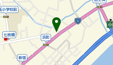 高田寝具店の地図画像
