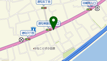 ジャブクリーニング酒匂店の地図画像