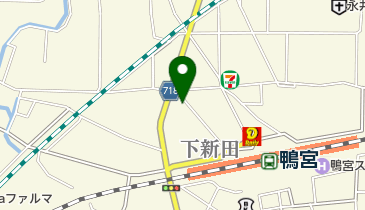 有限会社下田畳店の地図画像