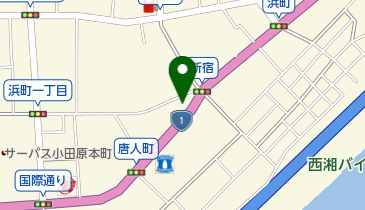 おだわら動物病院の地図画像