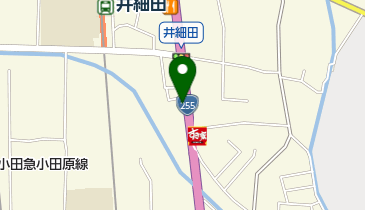 黒うどん山長の地図画像