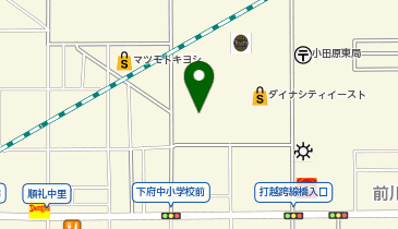 川東タウンセンターマロニエの地図画像