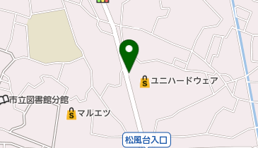 有限会社たちばな電気の地図画像