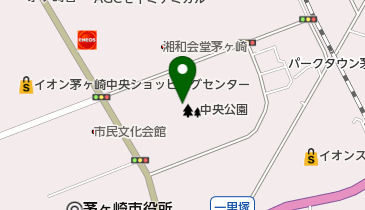 茅ケ崎市 中央公園の地図画像