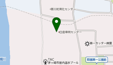 日産自動車モータープールの地図画像