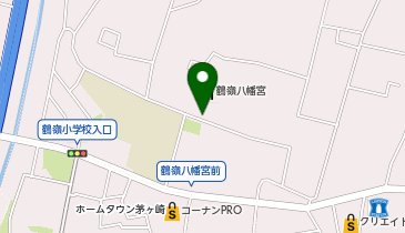 鶴嶺八幡宮の地図画像