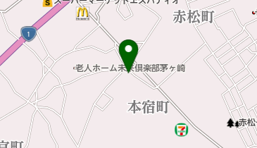 美容室ユーの地図画像