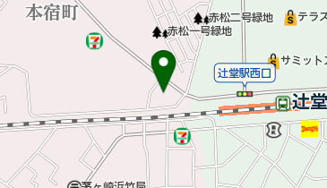 まかべ理容室の地図画像