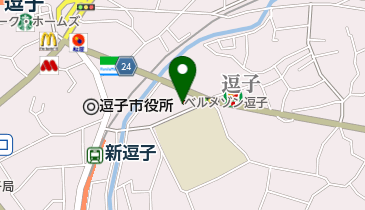 中田クリーニング店の地図画像