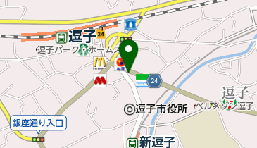 クリアコンタクト逗子店の地図画像