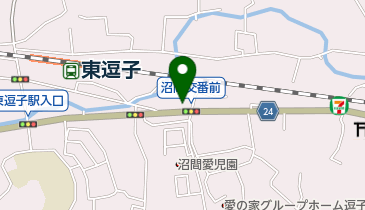 逗子市消防本部 逗子市消防団 第3分団詰所の地図画像