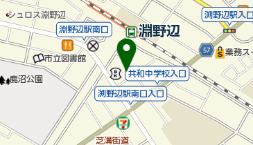 ナチュラル治療院の地図画像