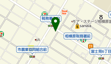 さがみはらケアステーションあやとりの地図画像