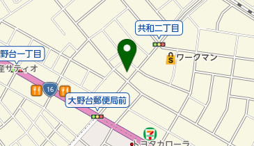 平沢商事株式会社 相模原支店の地図画像