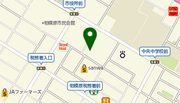 けやき会館の地図画像