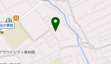 剛柔流武術館の地図画像