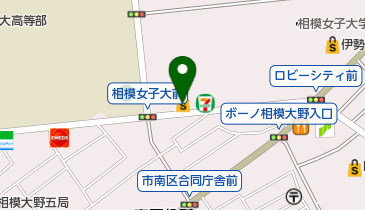 相模楽器株式会社 ロビー店の地図画像