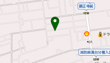 麻溝台キリスト教会の地図画像