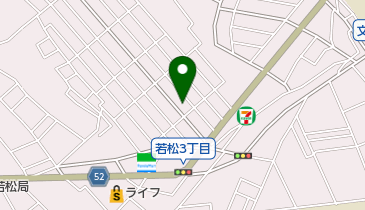 アートクリーニング 若松店の地図画像