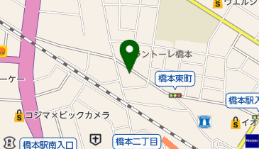 新洗館クリーニングの地図画像