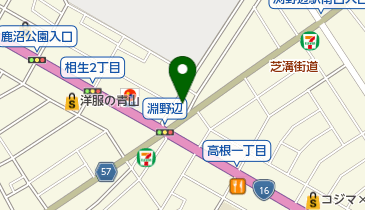 長田自動車株式会社の地図画像