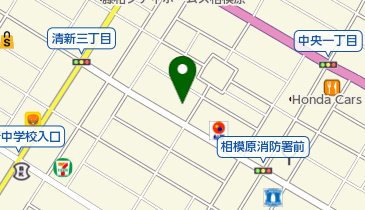神奈川県医師信用組合相模原支店の地図画像