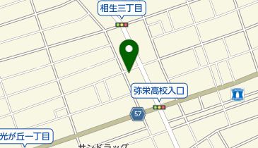 中島寝具店の地図画像