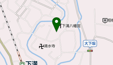 下溝八幡宮の地図画像