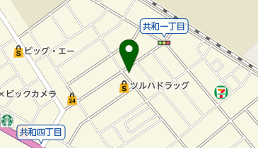 共和接骨院の地図画像