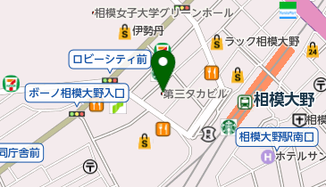 ビューティーリバース相模大野店の地図画像