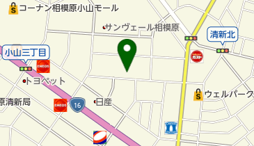 小山緑化有限会社の地図画像