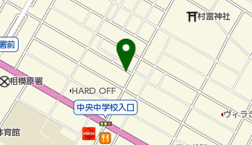 浜田動物病院の地図画像