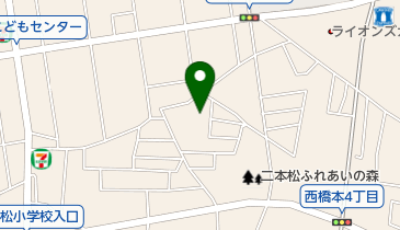 あき美容室の地図画像