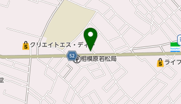 美容室ビビッドの地図画像