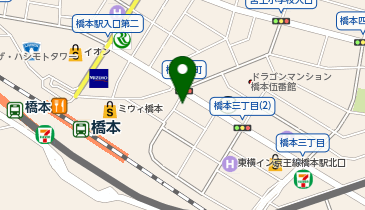 株式会社ミニミニ城西橋本店の地図画像