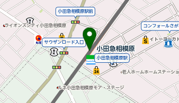 トレーシー相模原店の地図画像