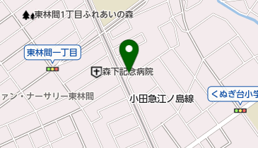 ペットショップリトルの地図画像