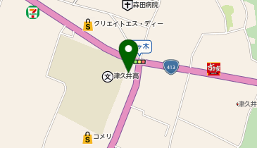 しみづ洋品店の地図画像
